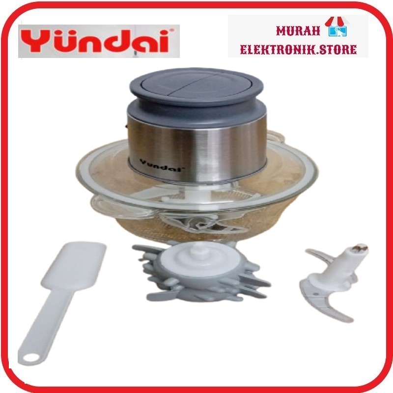 Food Processor Yundai CE-22 A 2 Liter Kaca / Chopper Daging Bumbu kering basah / penggiling