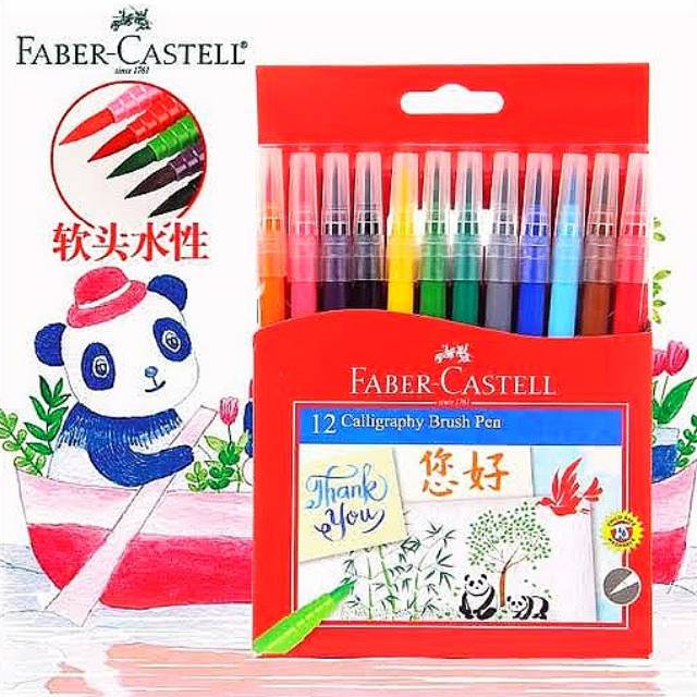 

*New* Faber Castell Caligraphy Brush Pen 12