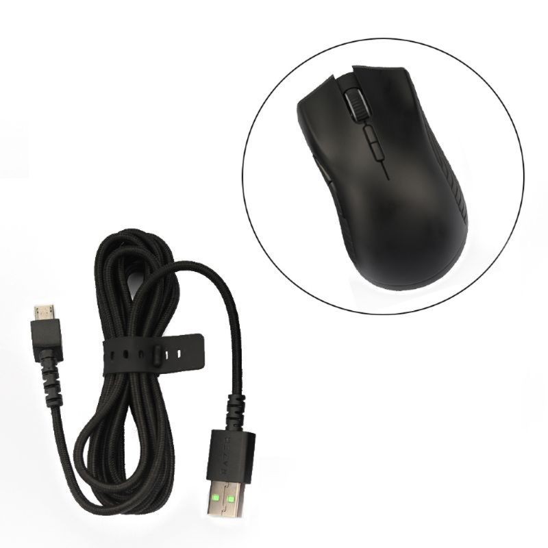 Vivi Kabel Usb Kepang Nilon Tahan Lama Untuk Mouse Wireless Razer Mamba