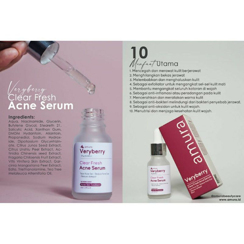 Amura expert serum acne 100%ORI