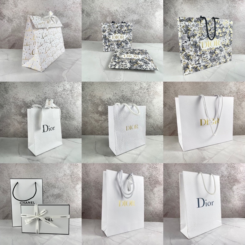Christian Dior Classic Special Limited Edition Paper Bag Gift Packaging Mini Size Medium Size | CHAN