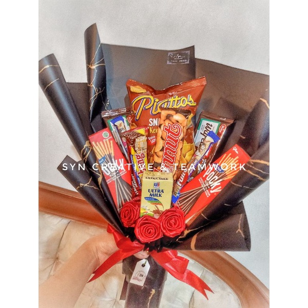 

buket snack wisuda ultah anniversary POCKY MINI