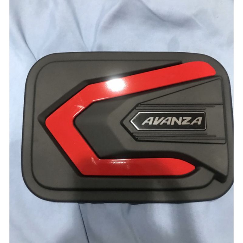 Tank cover all new avanza hitam list merah