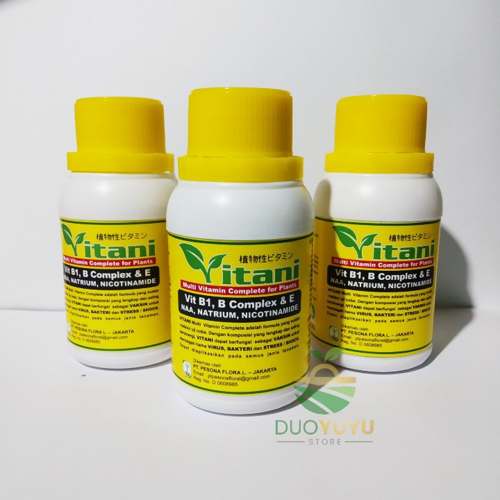 Pupuk Vitani 100ML Multivitamin B1, B Complex, Vit D dan E Untuk Tanaman