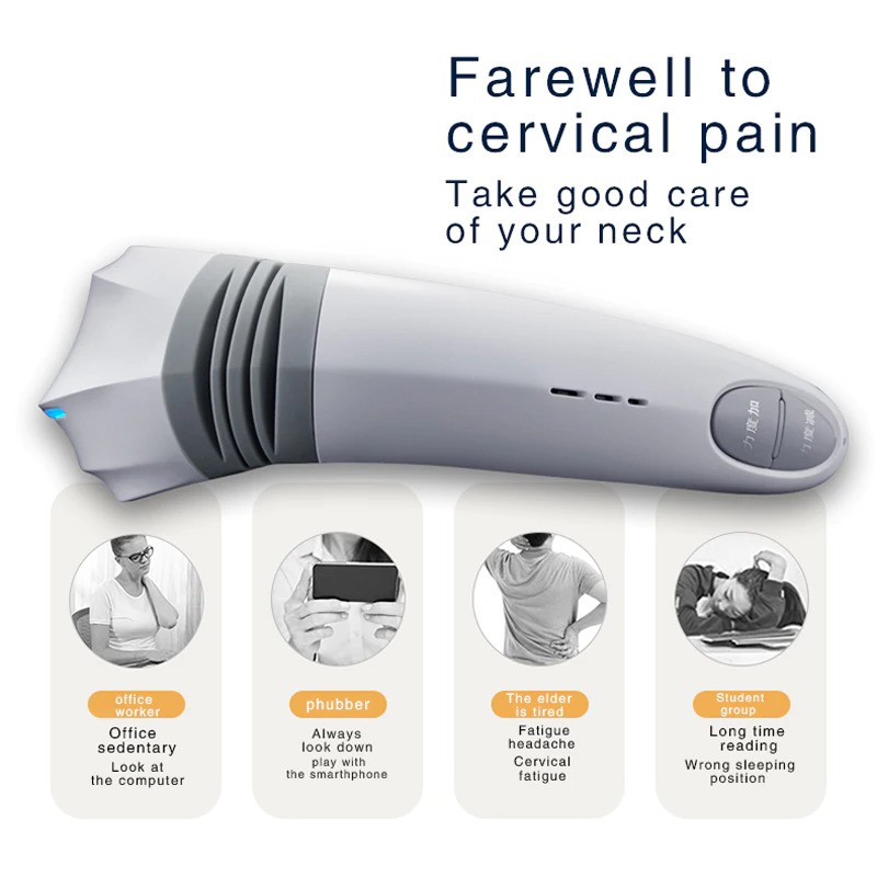 Bisa COD Alat Pijat Elektrik Terapi Leher Punggung Cervical Vertebra with Electrode - KERHSSEN PG-260B26