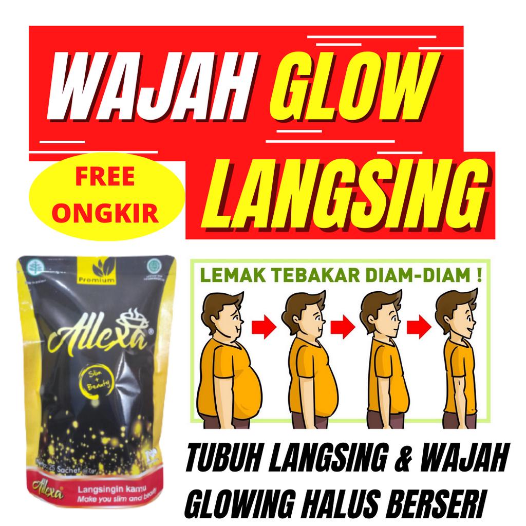 Allexa Slim and Beauty - Herbal Diet Alami Teh Penurun Berat Badan Ampuh Obat Pelangsing Diet Allexa