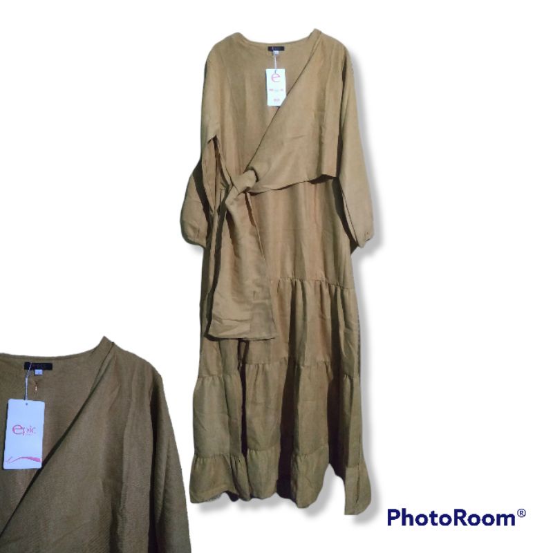 Dress korduroy/ gamis corduroy / gamis polos/ gamis corduroy epic