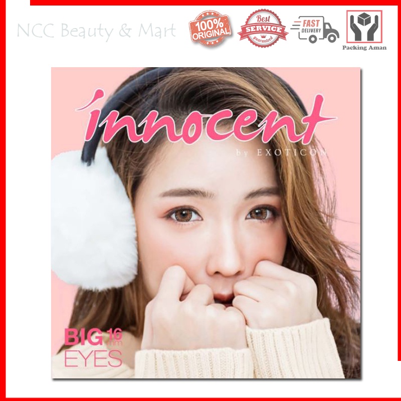 * NCC * Innocent Lensa Kontak Contact Lens Big Eyes Plano by Exoticon