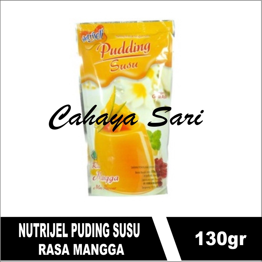 

nutrijel PUDING susu rasa MANGGA mango flavour 170gr