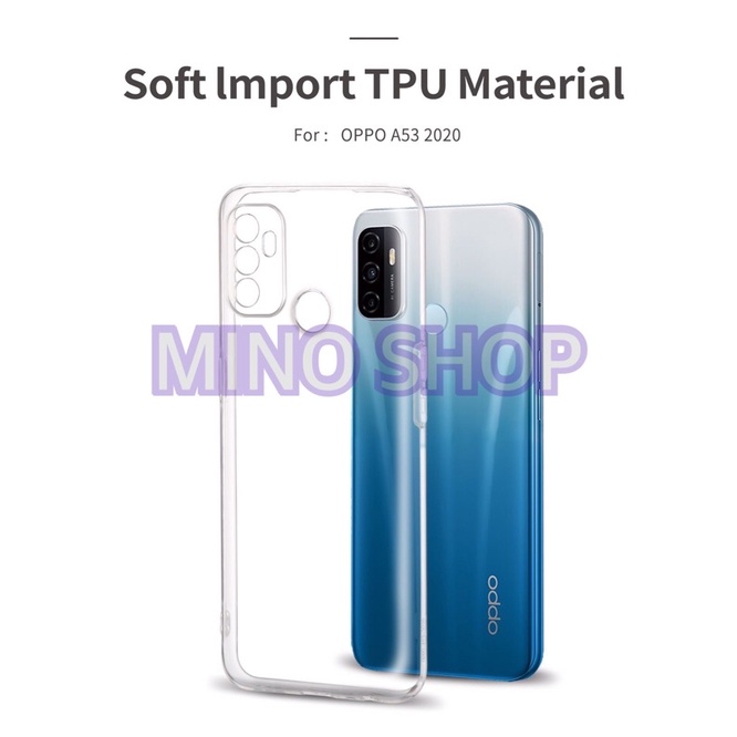 SOFTCASE TRANSPARAN OPPO A53 2020 A32 A33 2020 PREMIUM CLEAR SOFT CASE