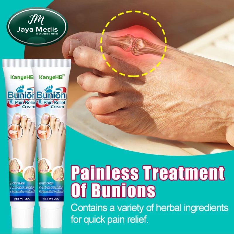 Cream Nyeri Sendi Valgus Arthritis - Bunion Pain Relief Cream 20g