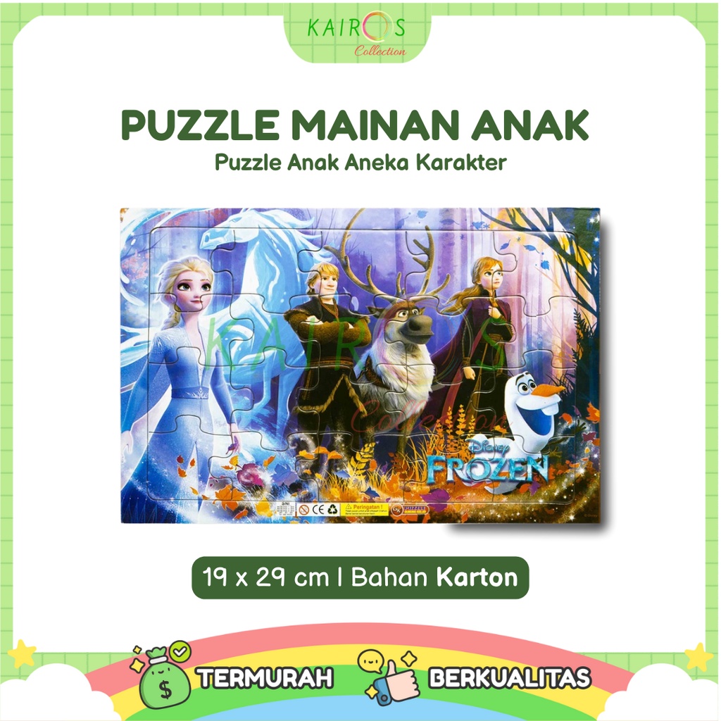 Puzzle Anak Aneka Karakter