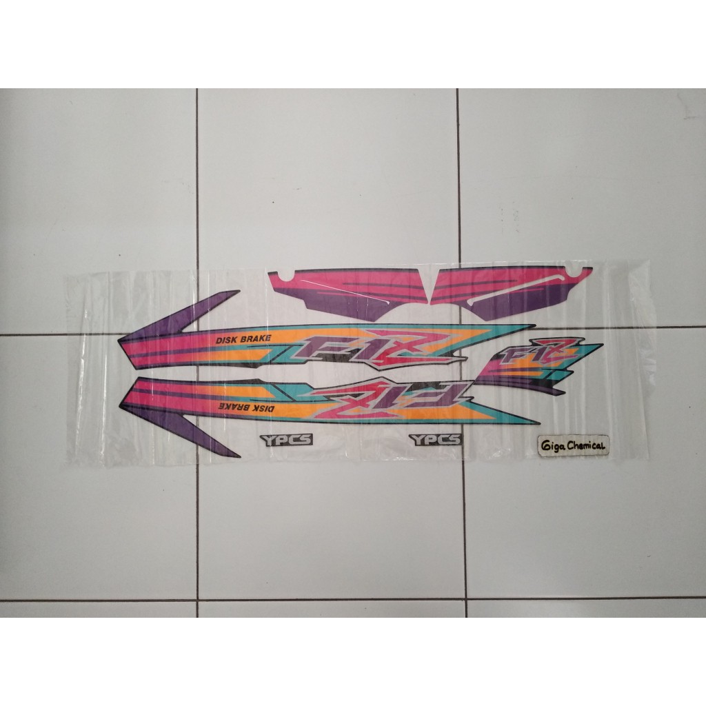 Striping Sticker Yamaha Fiz F1Z 1995 1996 Hitam