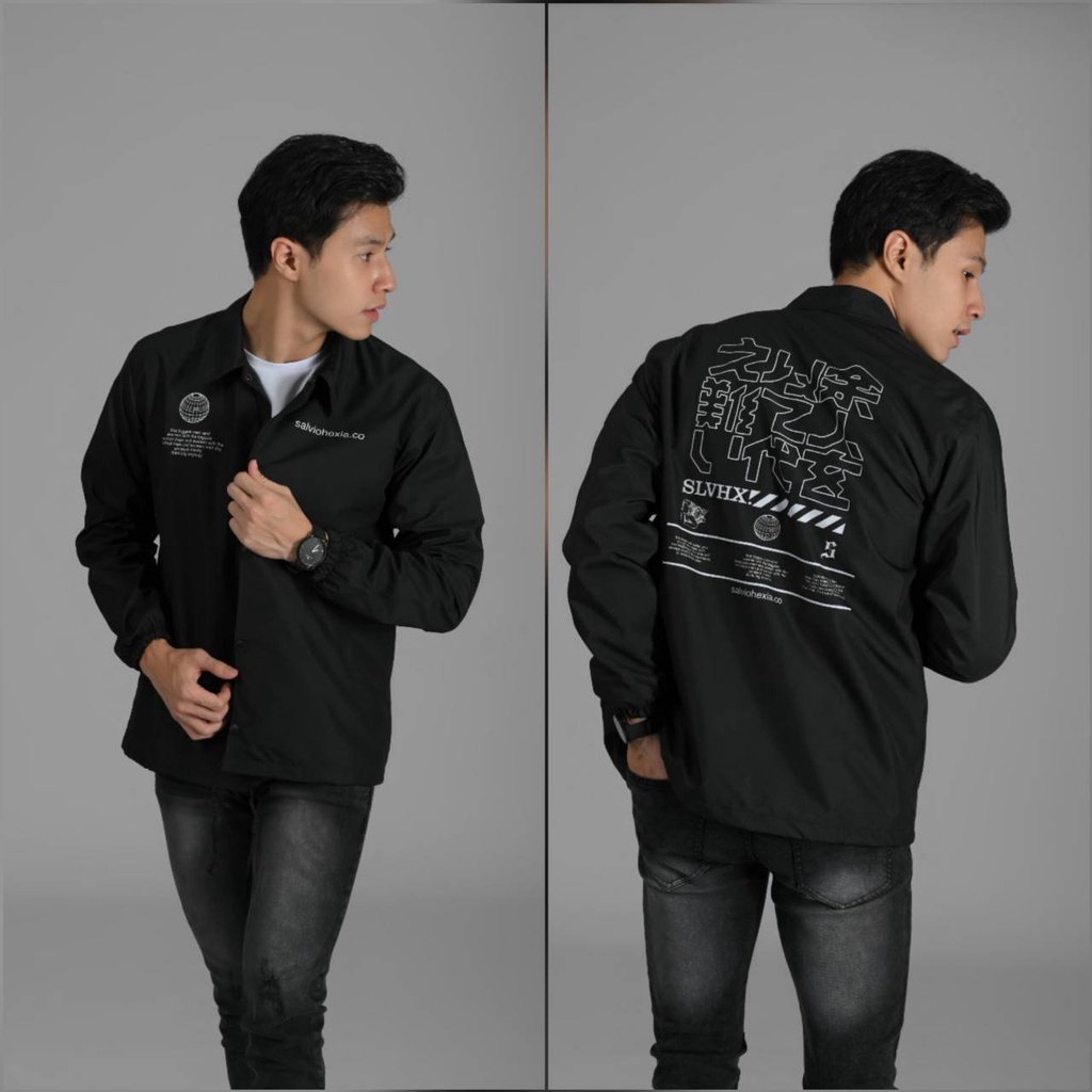 JAKET PRIA - JAKET COACH SALVIO HEXIA - JAKET WINDBREAKER - JAKET PARASUT-Sugoi 2