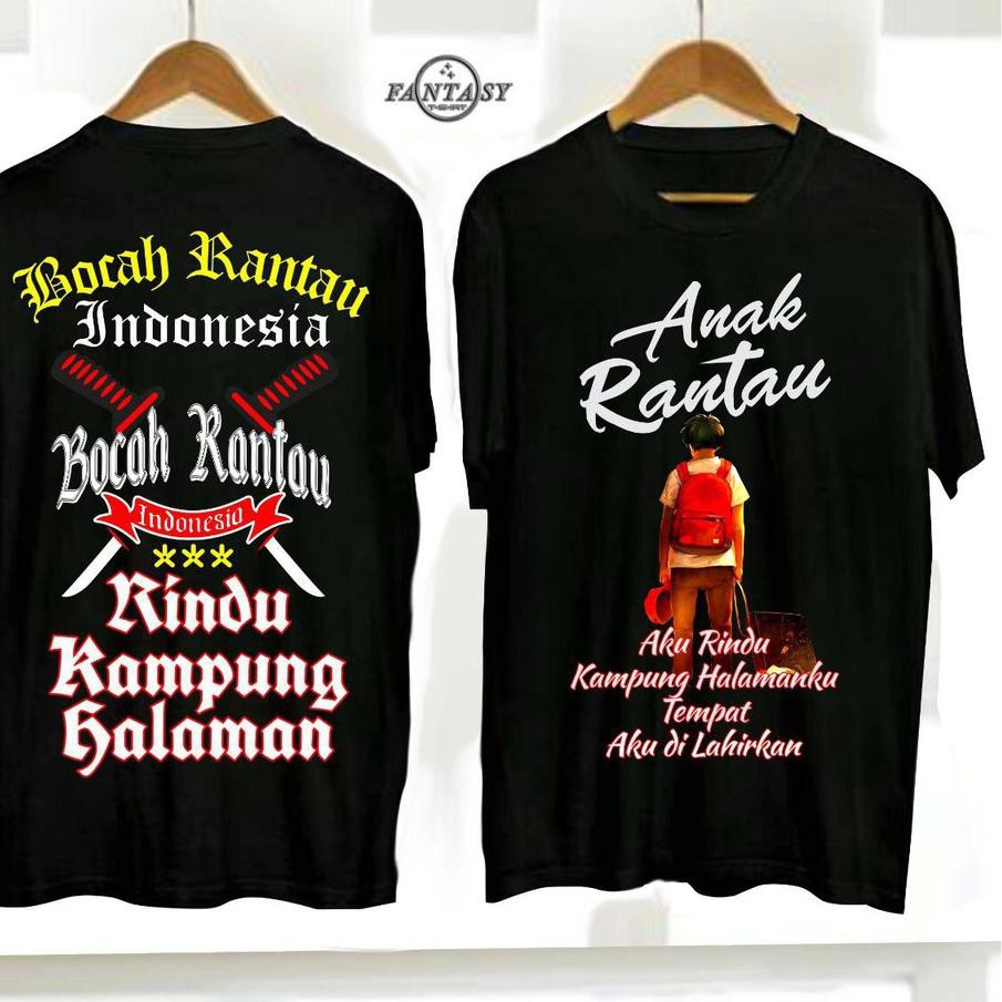 Spt405 Kaos Anak Rantau Bocah Rindu Kampung Distro Zuperone