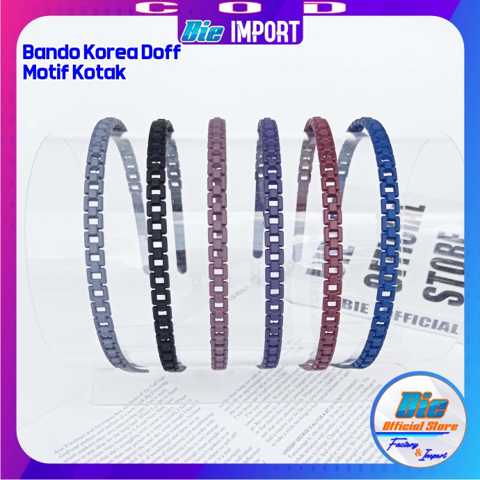 Bando Doff Korea Motif Premium Impor Best Seller