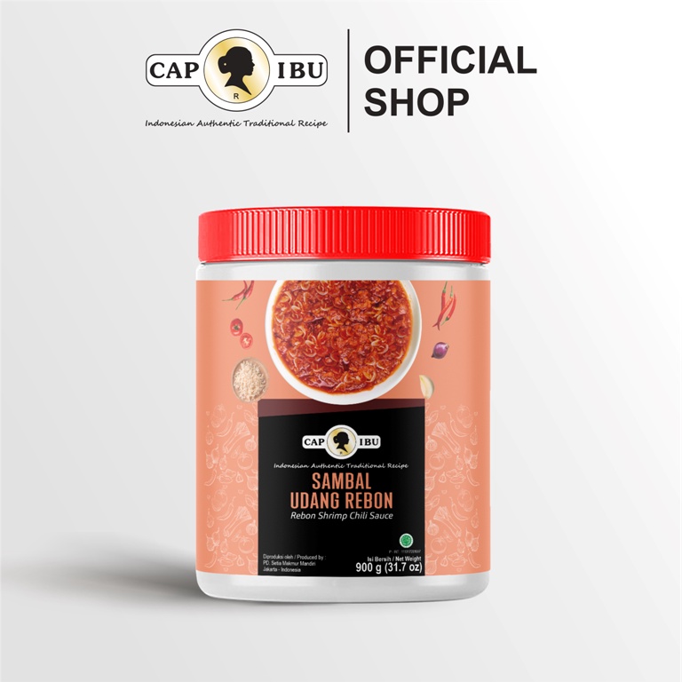 Sambal Udang Rebon Cap Ibu Kemasan Pot