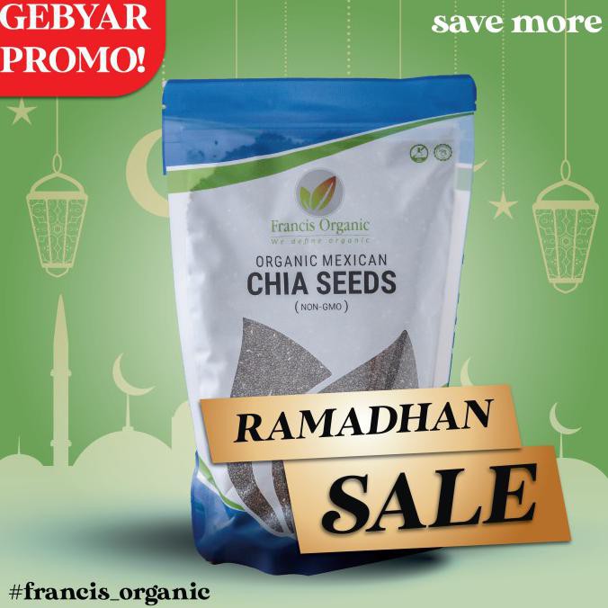 

Diskon Organic Chia Seeds 500grams (Francis Organic) Big Sale