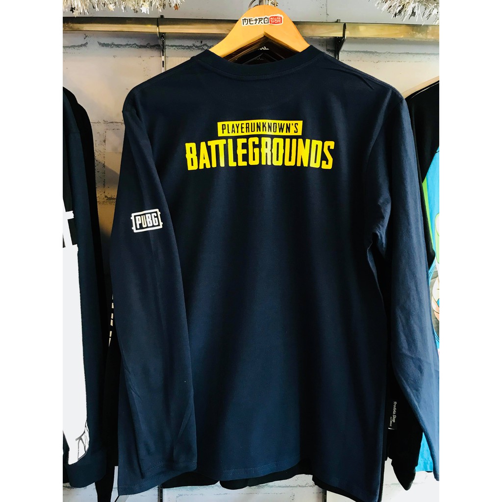 Longsleeve Gamer PUBG Elite Navy Players Unknown Battle Grounds