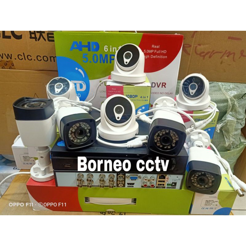 Paket kamera cctv 8channel 3mp ahd 1080P full hd