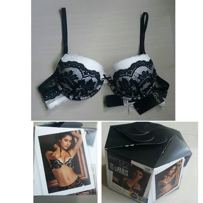 Bra Esmara 276156 Black White Lace Murah + Gratis Ongkir