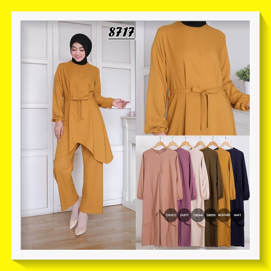 SETCEL / Setelan Celana Polos Itycrepe Model Terbaru