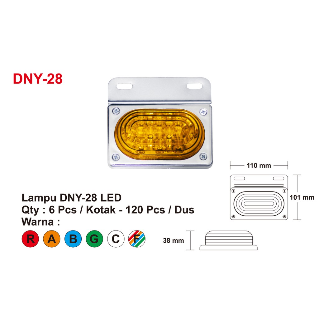 DNY 28 LAMPU LED AKSESORIS DNY-28
