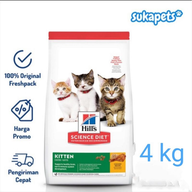 Hill's Science Diet Cat Food Kitten Chicken 4 kg