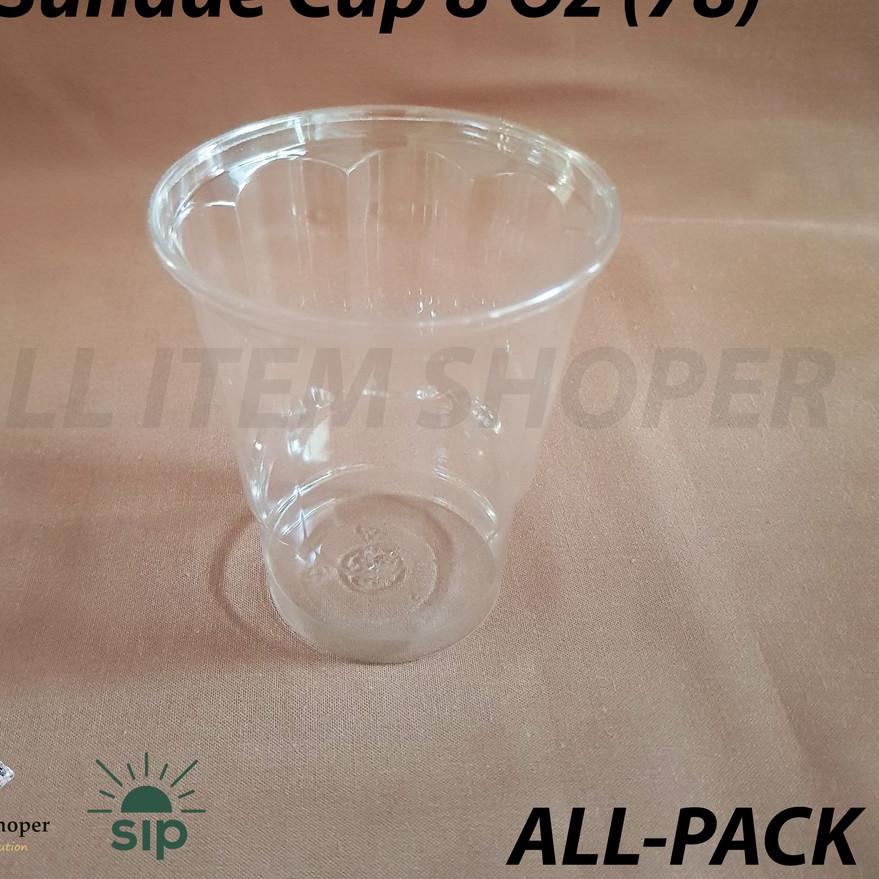 ◘ Sundae Cup 8 Oz / Ice Cream Cup @50 Pcs PET SIP 78 ✯