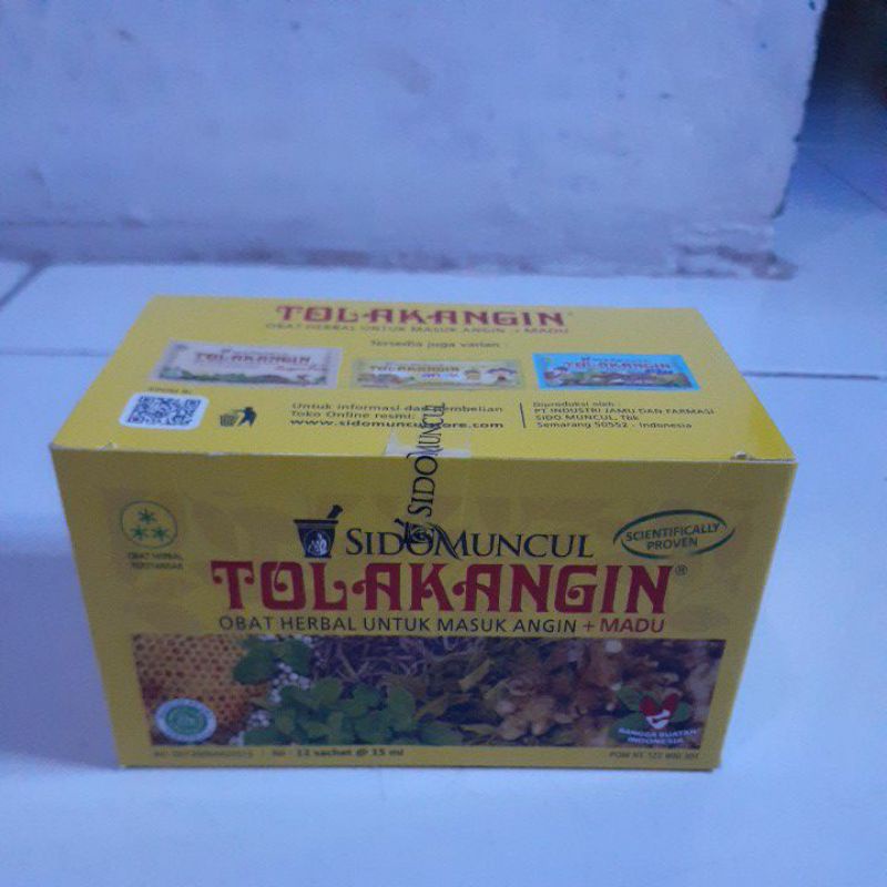 Tolak Angin Cair Sachet 15ml per pak (12 sachet).