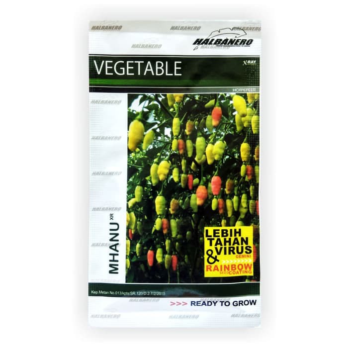 Benih Bibit Cabe Cabai Rawit MHANU XR Tahan Virus - 10 Gram
