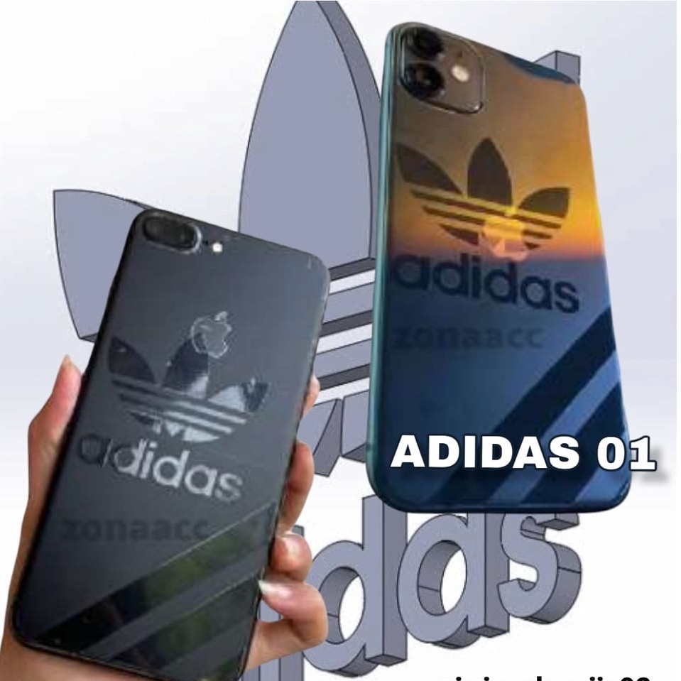 Hydrogel Back Motif Adidas-Logo-Versace  VIVO Y12 Y12i Y12S Y15 Y15S Y17 Y91 Y91C Y93 Y95 Y1S X70 X7