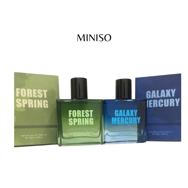 Miniso  Parfum  Pria Galaxy Mercury Forest Spring