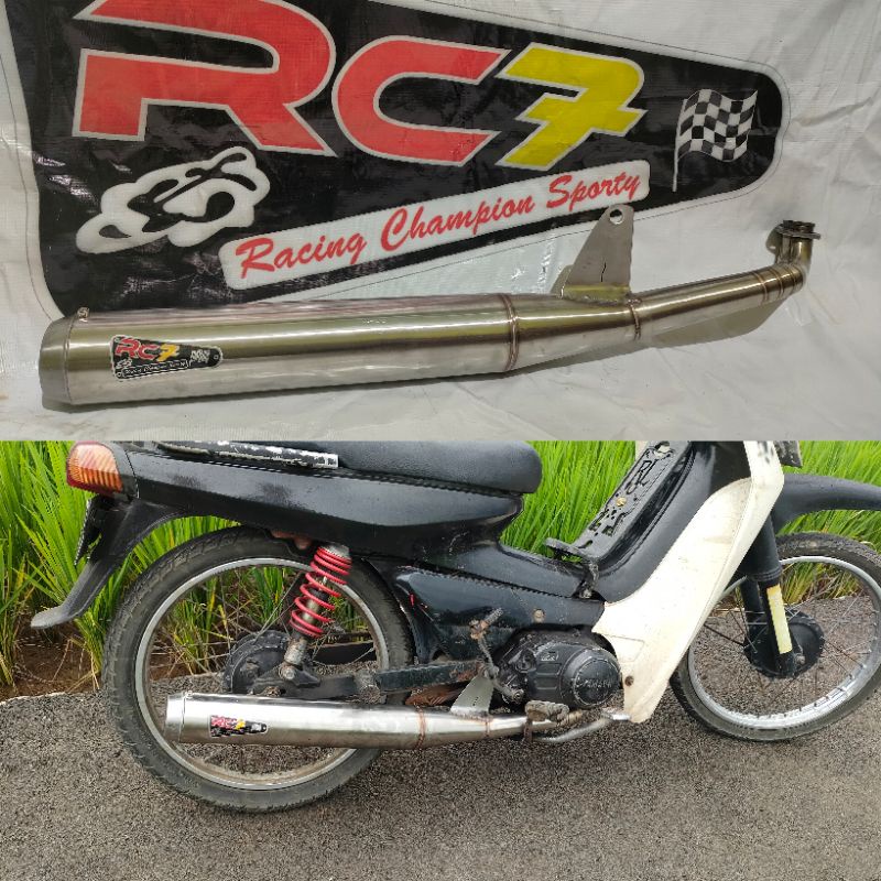 Knalpot Yamaha Alfa-F1zr-Tornado-Bravo model bambu stanlisss
