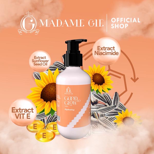 [300ML] [BPOM] Madame Gie Good to Glow Lotion - Whitening Black Opium Hand Body Lotion 300ML_Cerianti