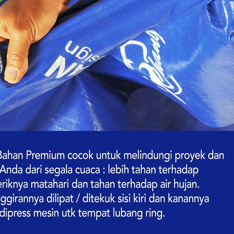 ❀ TERPAL PLASTIK A5 Ukuran 4x6 Meter Merk CAP GAJAH ➳