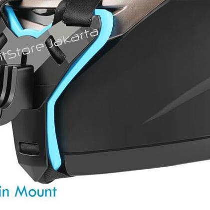 Mounting Helm Strap Bracket Motovlog Action Cam HP Holder Helm Strap Chin Mounting Dagu Gopro