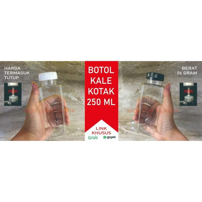 Botol Kale Kotak 250 ml / Botol Kale 250 ml (Kotak) Plastik (EXPEDISI)