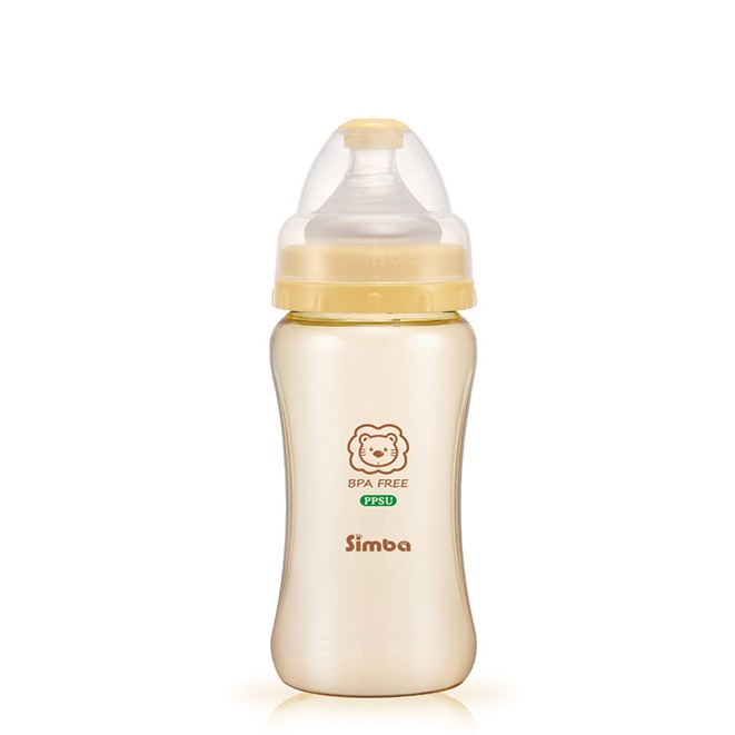 Simba PPSU Wide Neck Calabash Feeding Bottle 270ml Botol Susu