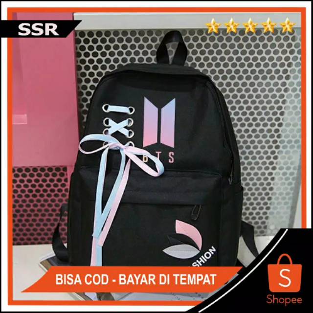 TAS RANSEL BTS PITA/TAS LUCU/TAS CANTIK WANITA