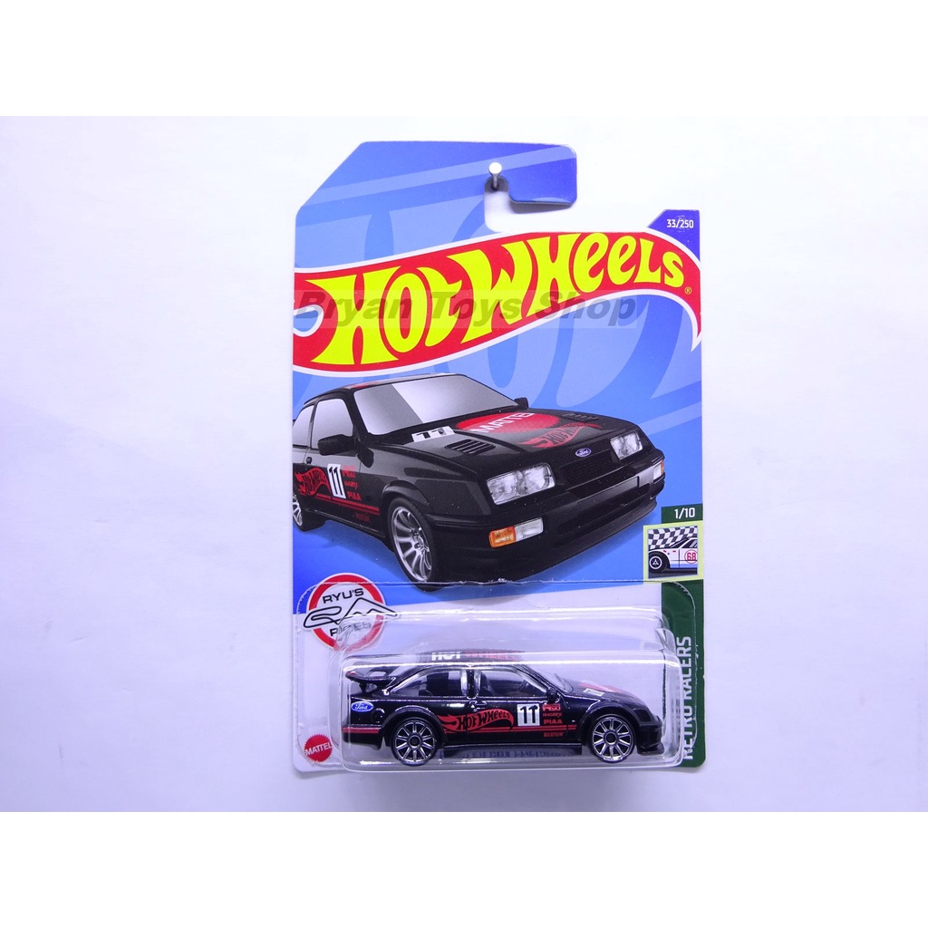 Hot Wheels 87 Ford Sierra Cosworth Hitam