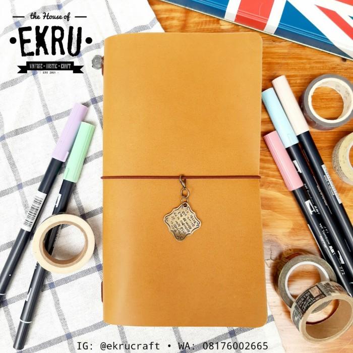 

GENUINE LEATHER COVER TRAVELERS NOTEBOOK (MIDORI)