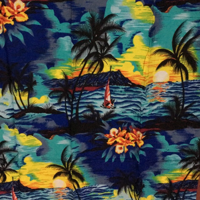 Kain pantai Bali motif hawai