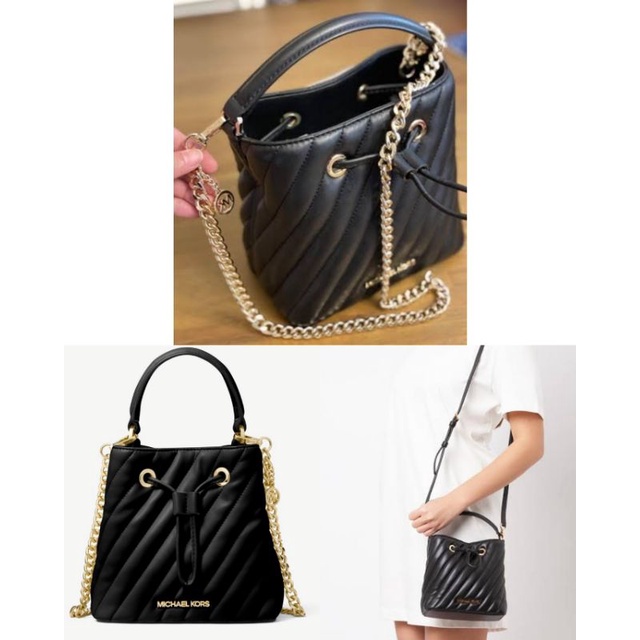 mk suri quilted bucket bag