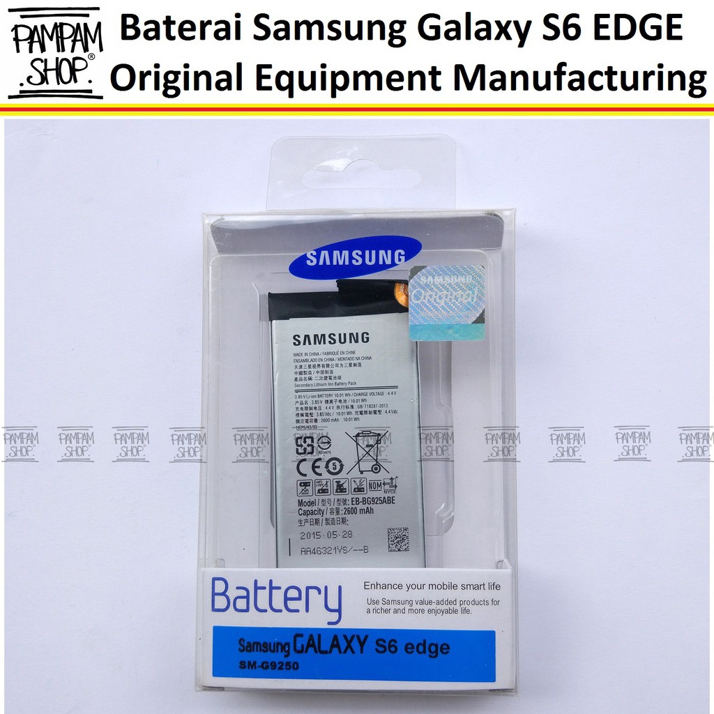 Baterai Samsung Galaxy S6 EDGE G9250 N925 N9250 Original OEM 100% SEIN | Batre, Batrai, HP, S 6