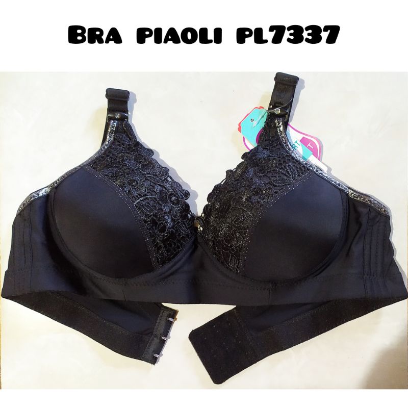 BH Bra Piaoli PL7337 Renda Tanpa Kawat Kait 3 | Bra Wanita Jumbo