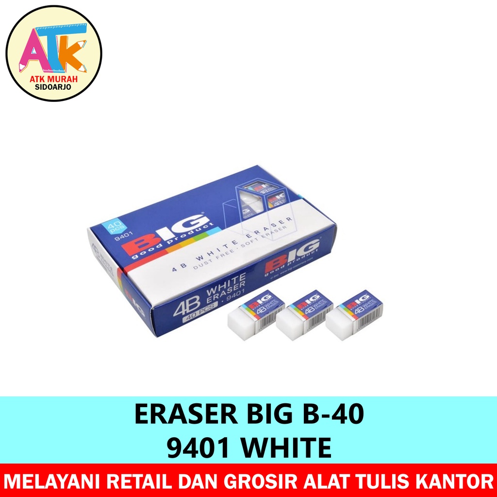 

Penghapus BIG B-40 9401 White