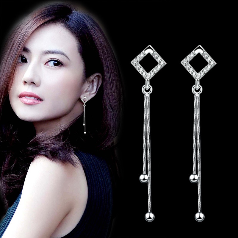 Anting Perak 925 Wanita Berlian Perhiasan