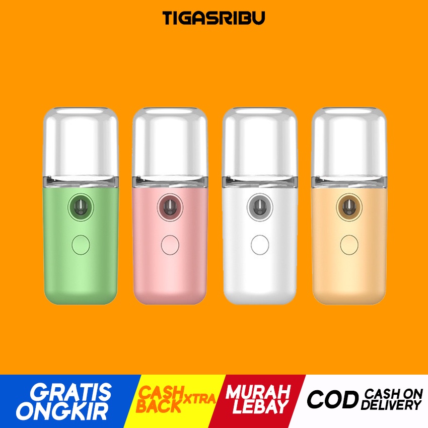 TIGASRIBU Botol Alat Air Nano Face Mist Spray Sprayer Pelembab Perawatan Wajah Rambut Portable Usb M