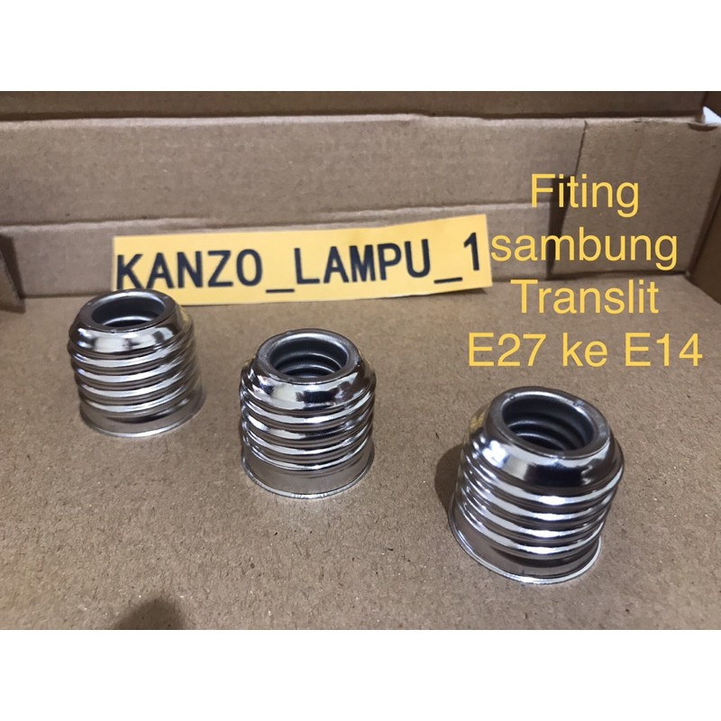 Pemanjang / Sambungan Fitting Sambung Lampu Extension Downlight  E27 KE E27 65MM / 95MM